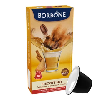 Capsule Borbone Compatibili Nespresso Bevanda Solubile Biscottino 10