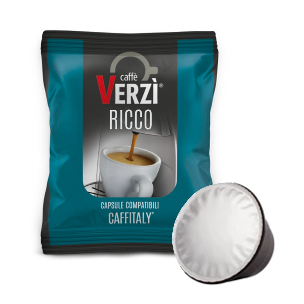 Capsule Compatibili Caffitaly Caffè Verzì Aroma Ricco 80