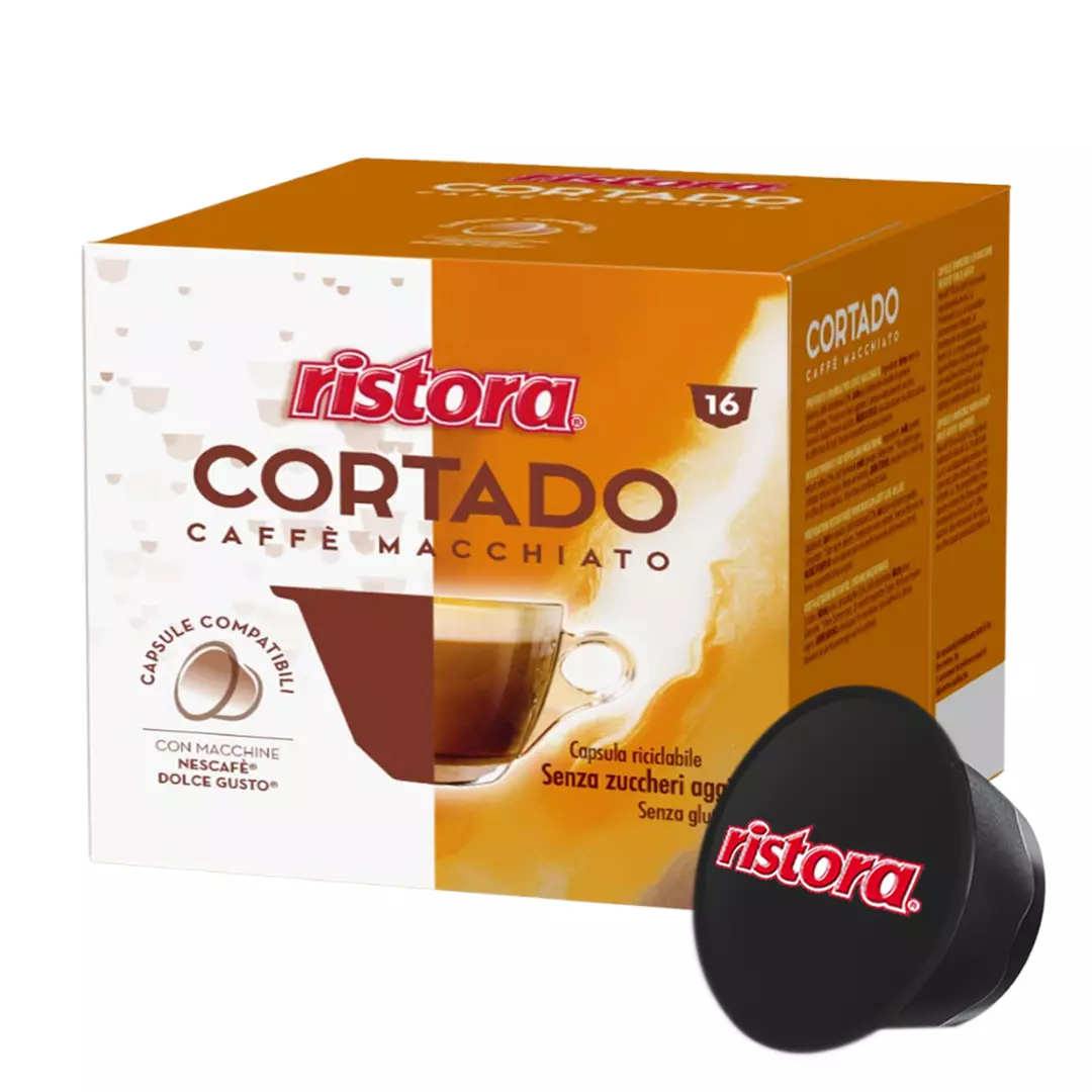 Capsule Compatibili Nescafè Dolce Gusto Cortado Ristora 10