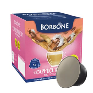 Capsule Borbone Compatibili Dolce Gusto Cappuccino Zero 16