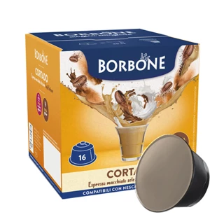 Capsule Borbone Compatibili Dolce Gusto Caffè Cortado 16