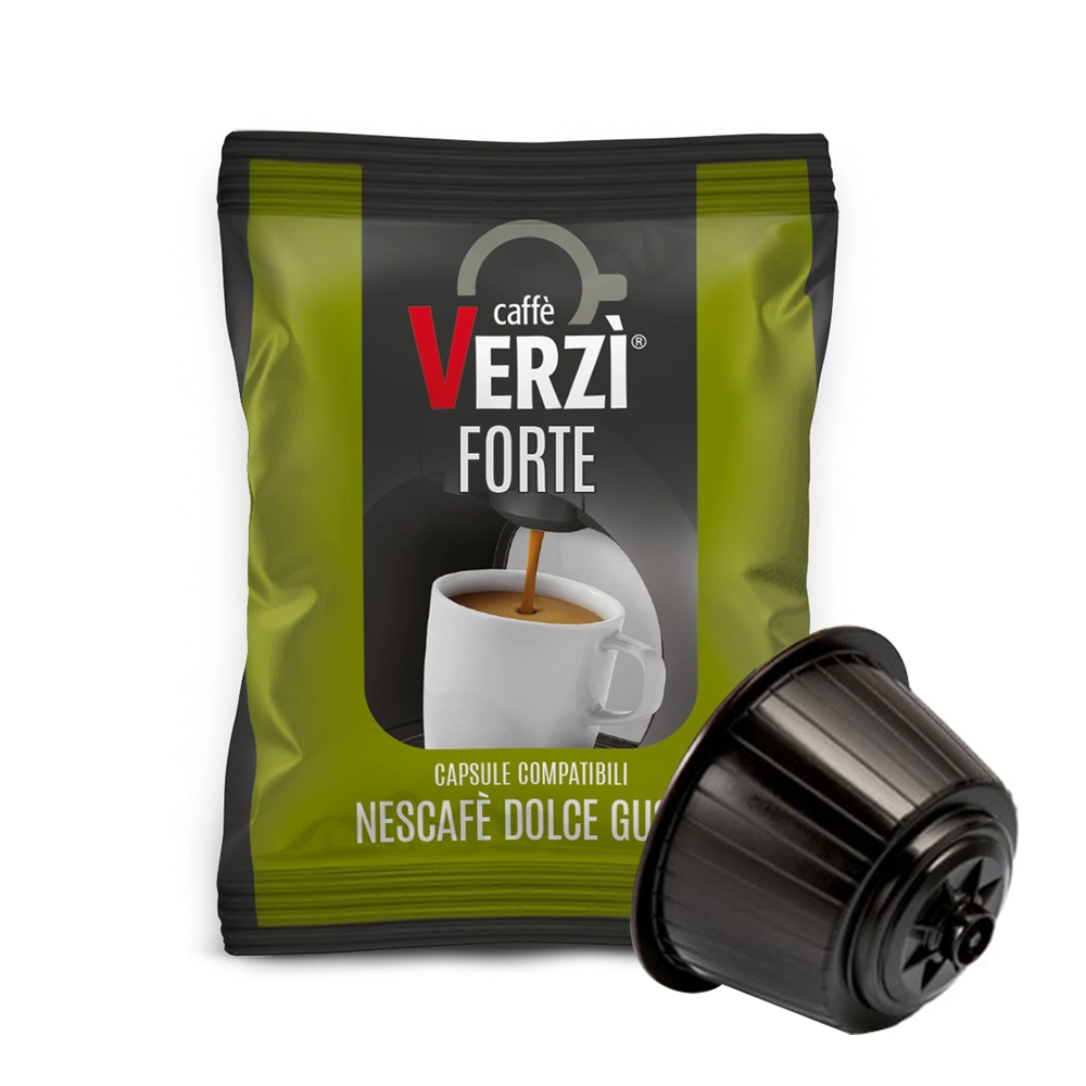 Capsule Compatibili Nescafè Dolce Gusto Caffè Verzì Aroma Forte 100