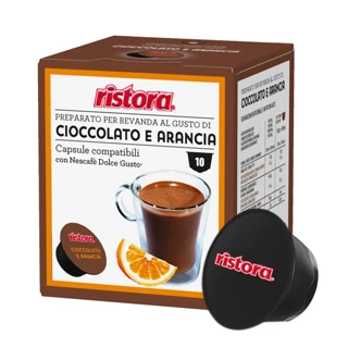 Capsule Compatibili Nescafè Dolce Gusto Cioccolato e Arancia Ristora 10