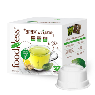 Capsule Foodness Compatibili Dolcegusto Zenzero e Limone 10