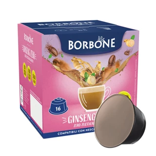 Capsule Borbone Compatibili Dolce Gusto Caffè Ginseng Zero 16