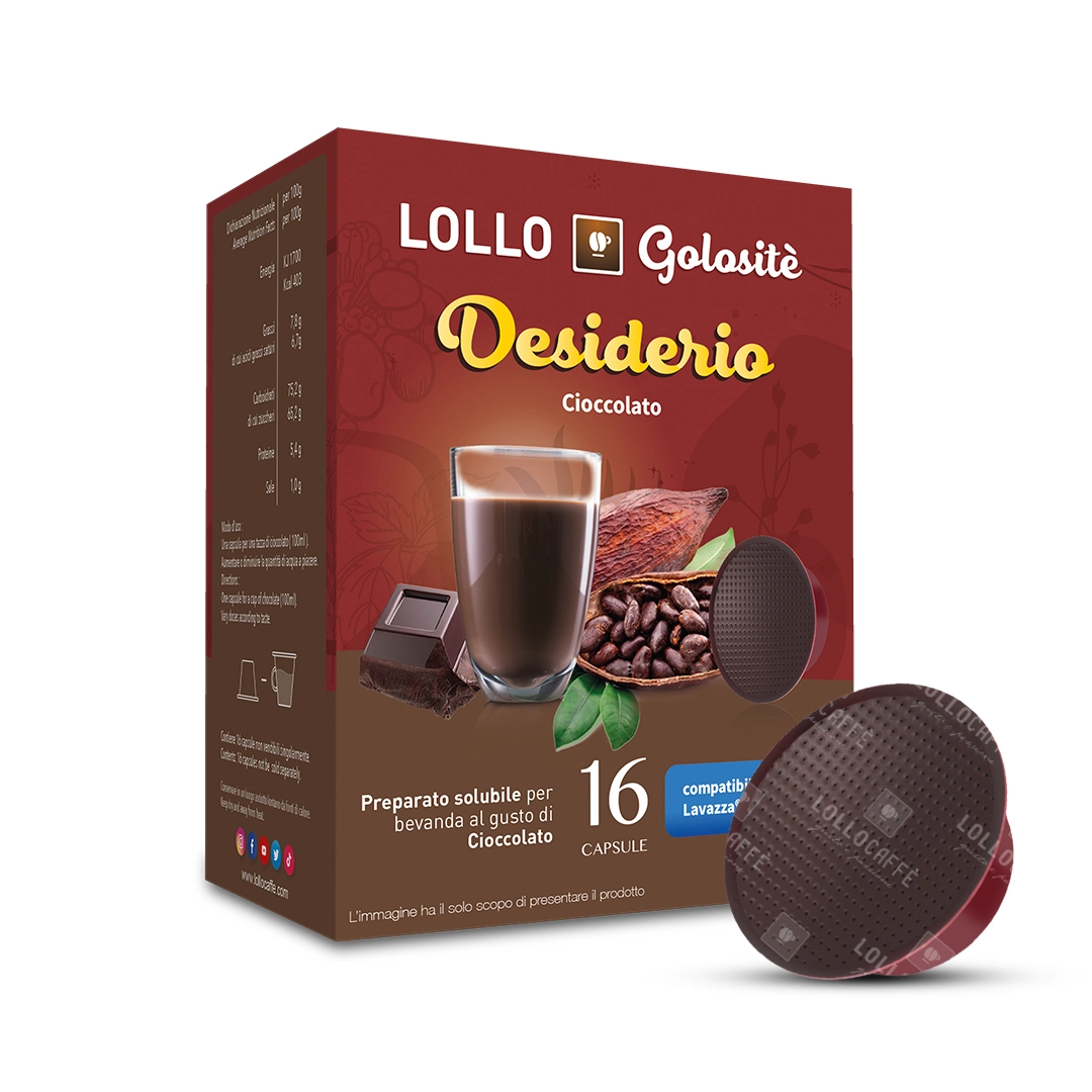 Capsule Lollo Caffè Cioccolato Passione Mio compatibili Lavazza A Modo Mio 16