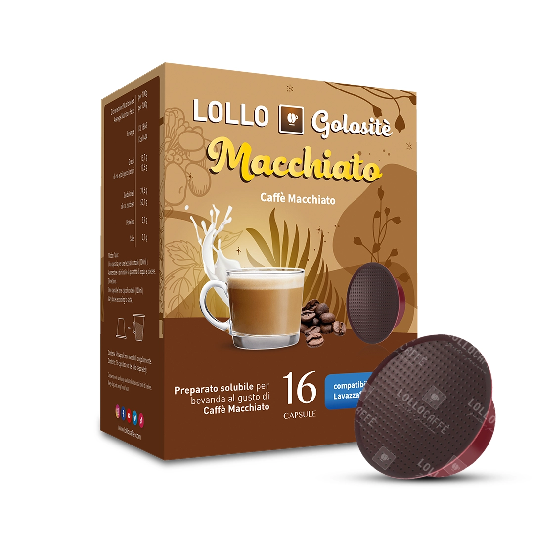 Capsule Lollo Cortado Compatibili Lavazza A Modo Mio 16