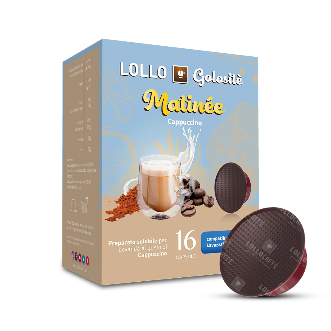 Capsule Lollo Cappuccino Passione Mio compatibili Lavazza A Modo Mio 16