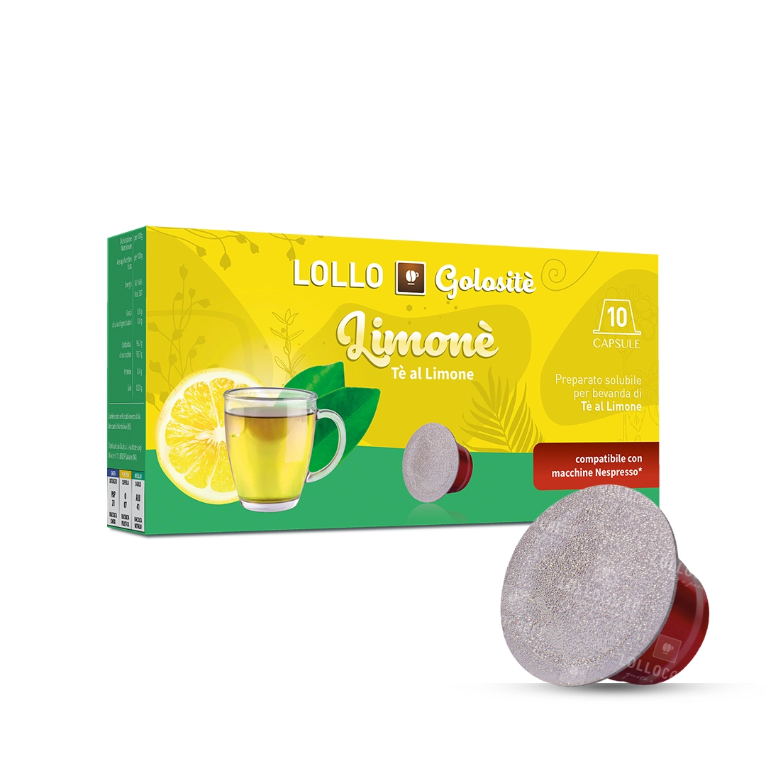 Capsule Lollo Tè Limone compatibili Nespresso 10