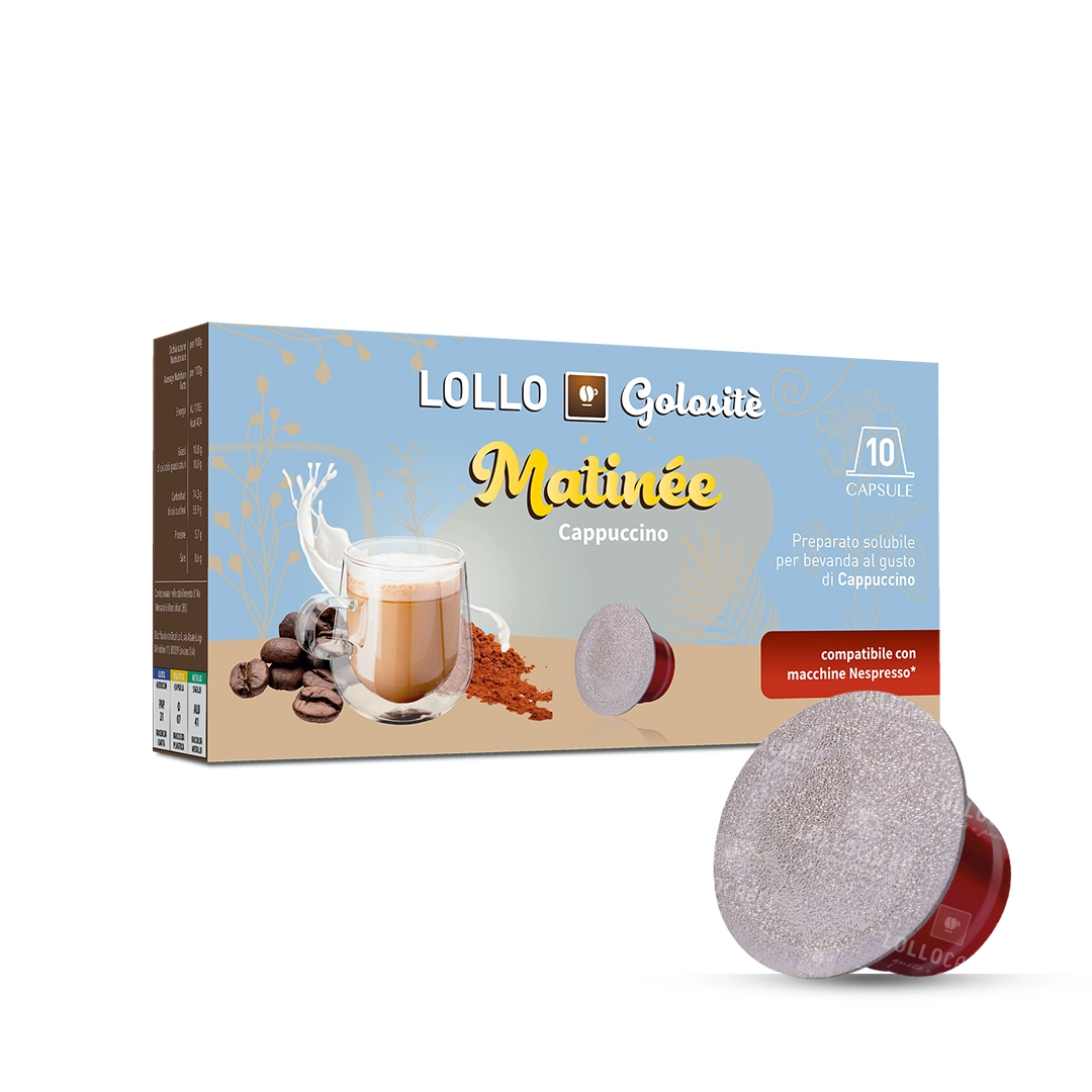 Capsule Lollo Cappuccino Compatibili Nespresso 10