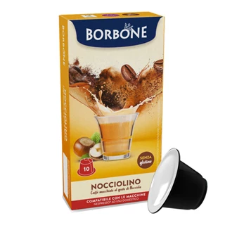 Capsule Borbone Compatibili Nespresso Bevanda Solubile Nocciolino 10