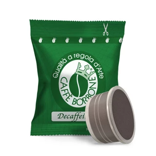 Capsule Caffè Borbone decaffeinato dek verde compatibili Lavazza Espresso Point 600