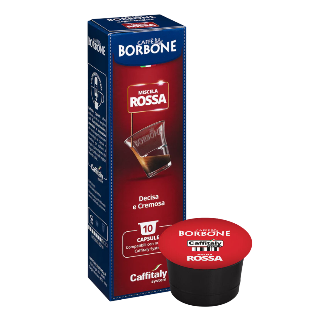 Capsule Compatibili Caffitaly Borbone Rossa Decisa e Cremosa 10