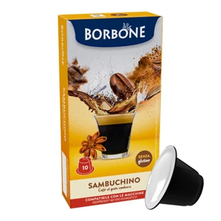 Capsule Borbone Compatibili Nespresso Bevanda Solubile Caffè e Sambuca 10