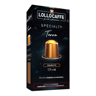 Capsule Lollo Caffè Specialty Terra compatibili Nespresso Alluminio 100