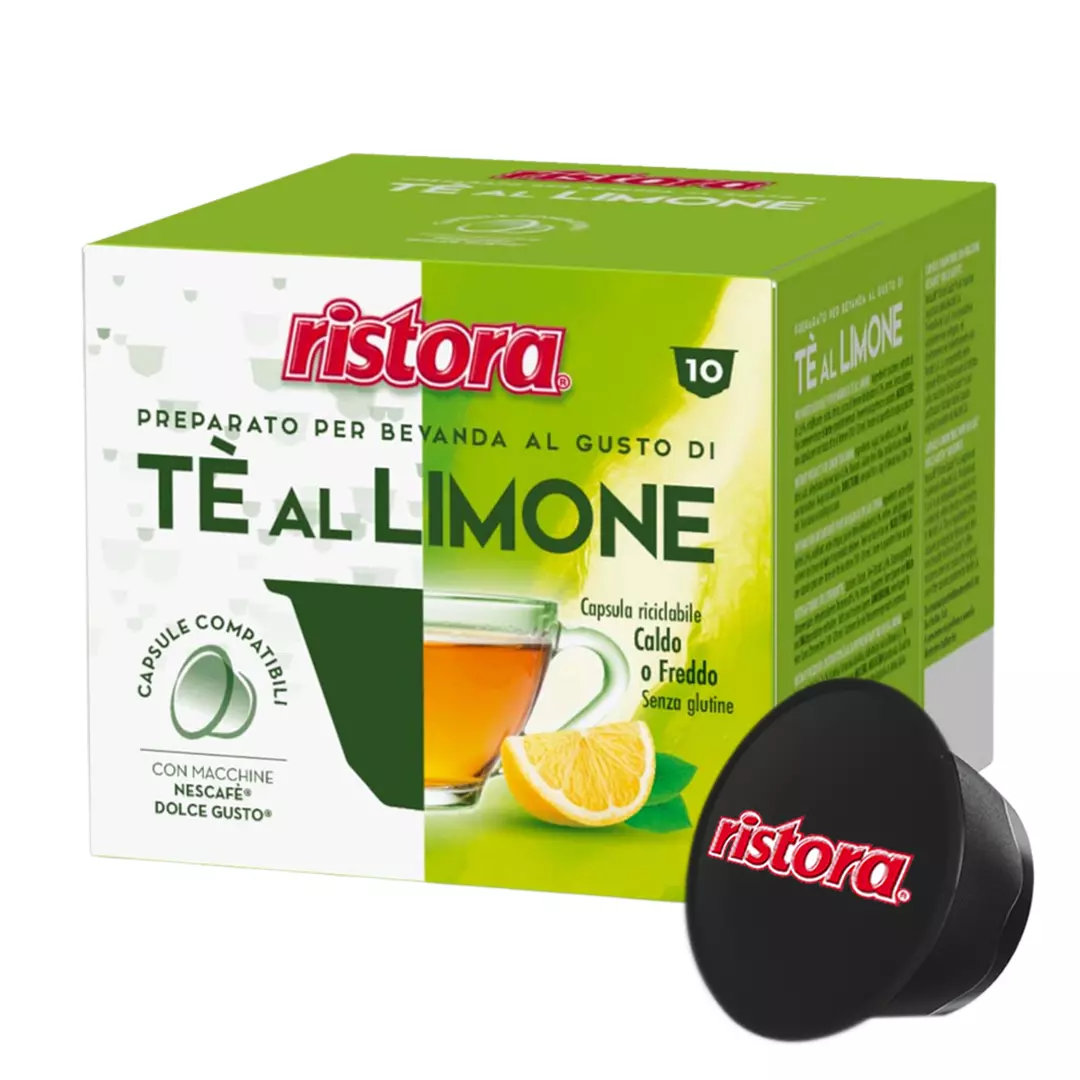 Capsule Compatibili Nescafè Dolce Gusto Tè Limone Ristora 10