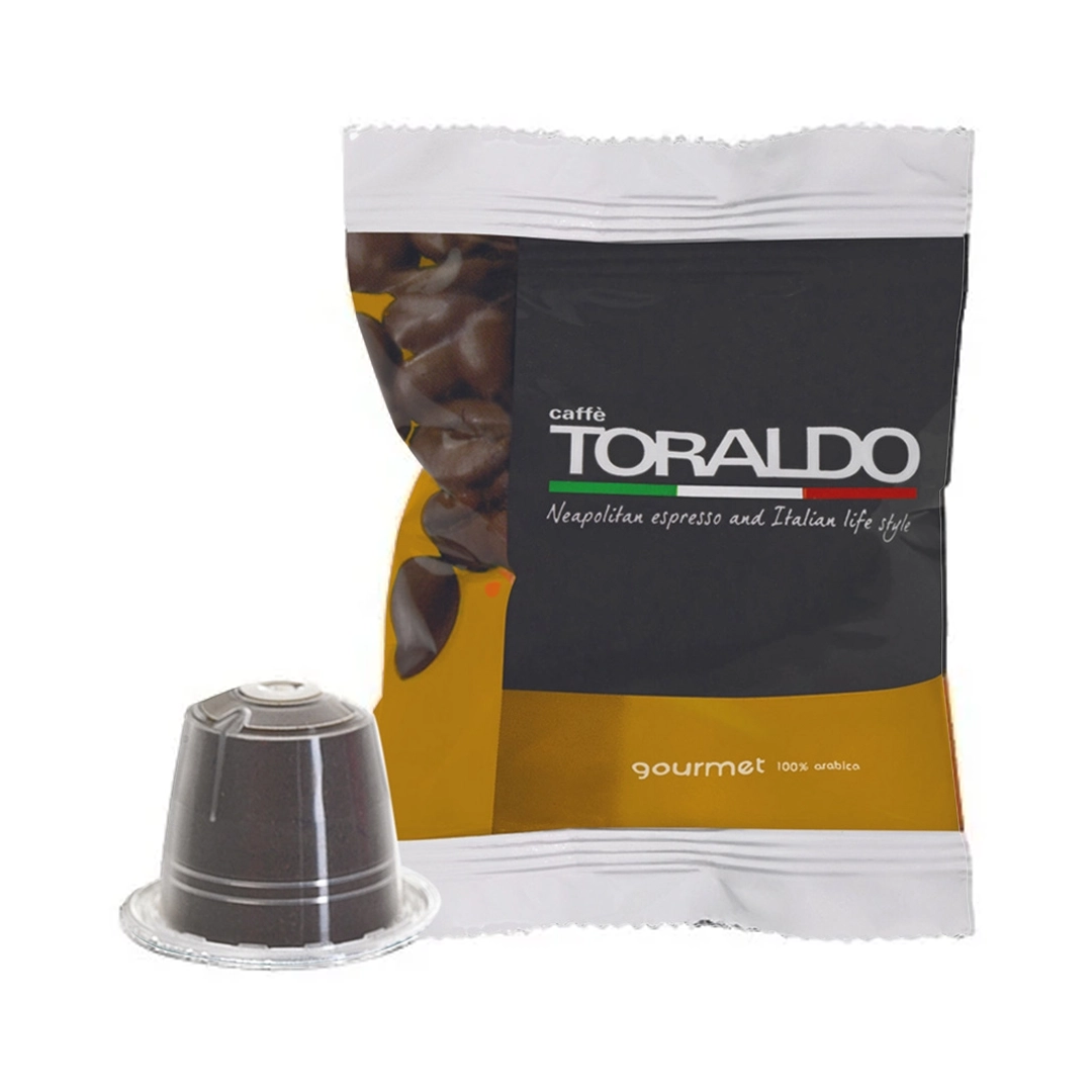 Capsule Compatibili Nespresso Caffè Toraldo Miscela Arabica Gourmet 400