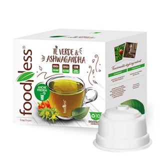 Capsule Foodness Compatibili Nescafè Dolce Gusto Tè Verde Ashwagandha 10