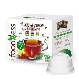 Capsule Foodness Compatibili Nescafè Dolce Gusto Tè Nero Limone Zafferano 10