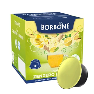 Capsule Borbone Compatibili Dolce Gusto Tisana Zenzero e Limone 16